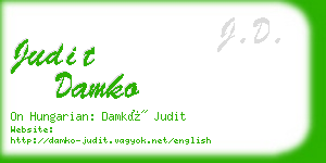 judit damko business card